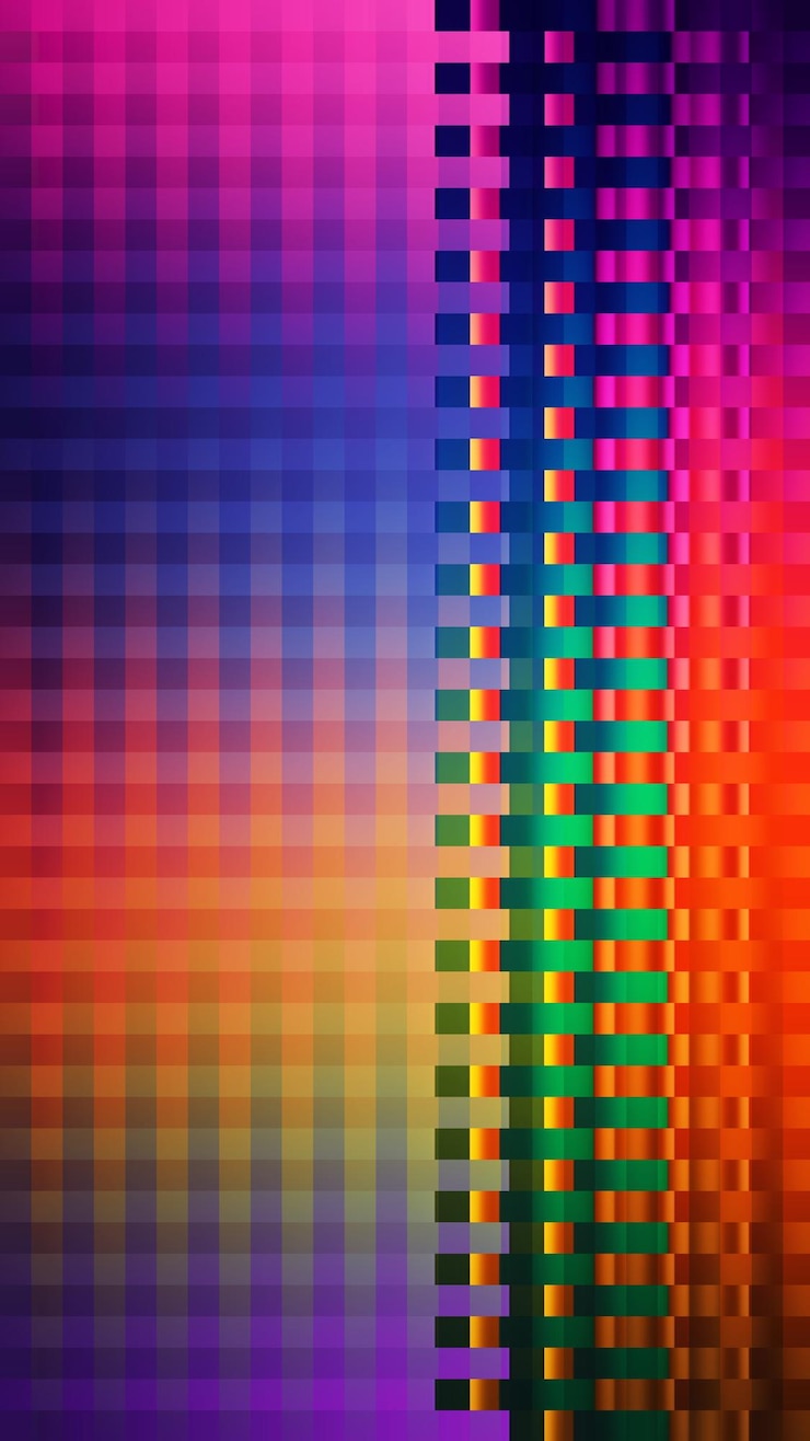 Foto un patrón colorido con la palabra arcoíris