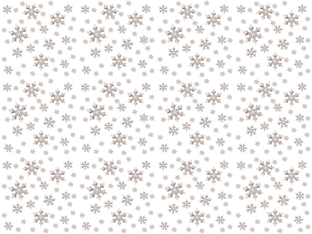 Patrón de copo de nieve Nieve simple de patrones sin fisuras del copo de nieve sobre un fondo blanco