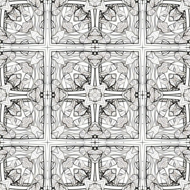 Patrón sin costuras con adorno abstracto Por ejemplo, decoraciones de pared de papel tapiz de tela
