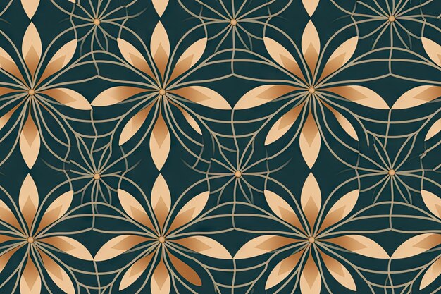 patrón sin costuras arabesco ilustración repetida diseño continuo para la tela