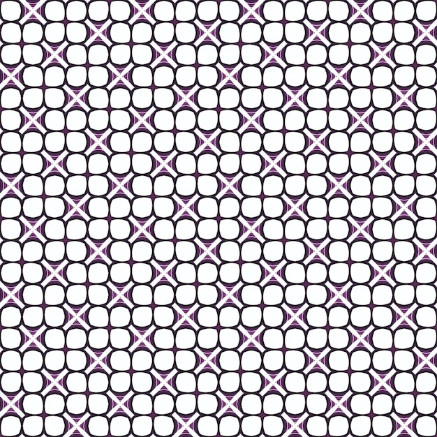 Un patrón sin costuras de círculos con un fondo morado.