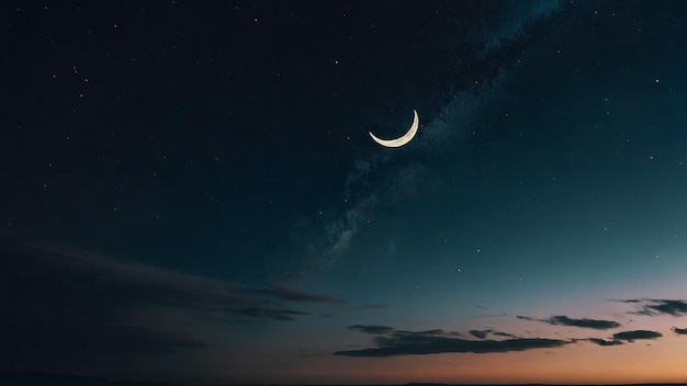 Patrón sin costuras dibujado a mano con nubes estrellas de la luna Vector estrellado luz de la luna fondo de la noche