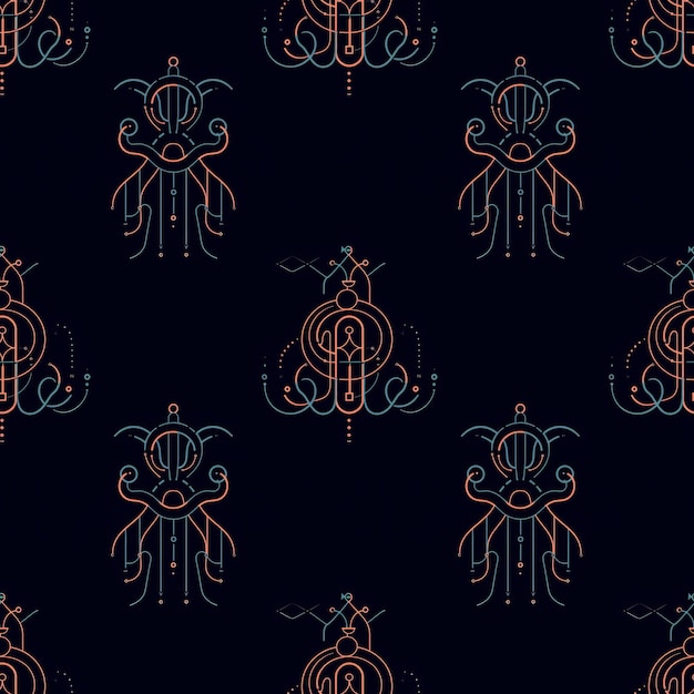 Patrón sin costuras diseño geométrico textura fondo papel tapiz