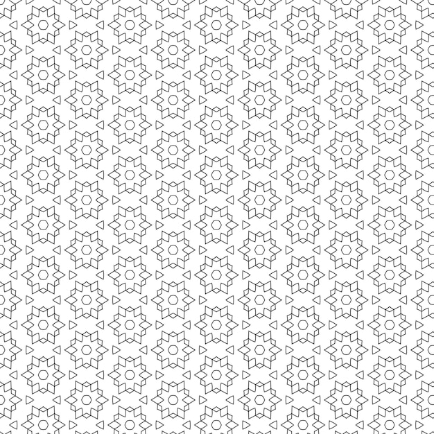 Patrón sin costuras de estrellas blancas y negras sobre un fondo blanco. patrón sin costuras de estrellas blancas y negras sobre un fondo blanco ilustración libre de regalías