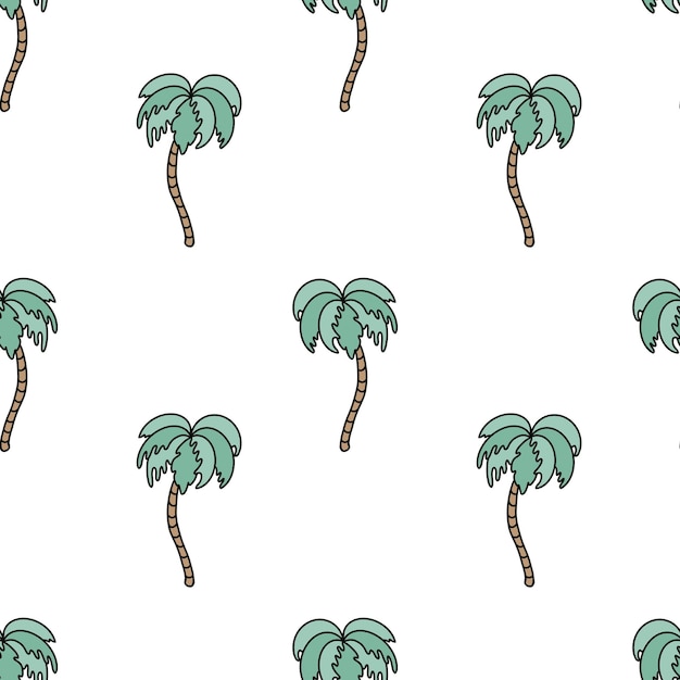 El patrón sin costuras de la palmera