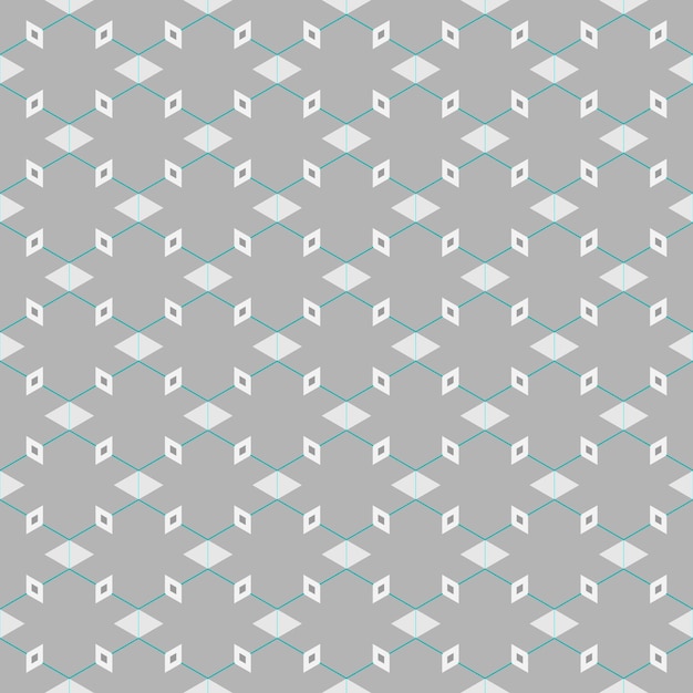 Foto un patrón sin costuras con un patrón geométrico azul y blanco.