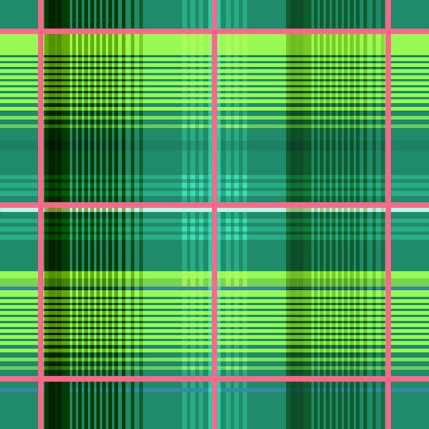 Patrón sin costuras tartan de alfiler verde de repetición sin fin ideal para la impresión de telas y otras superficies