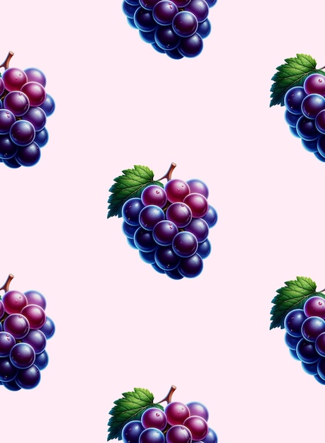 patrón sin costuras de uva