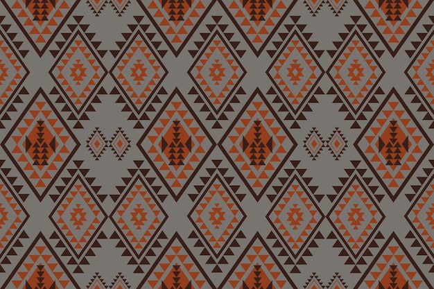 Patrón sin costuras vectorial tribal navajo Ornamento nativo americano Estilo de decoración étnico del suroeste