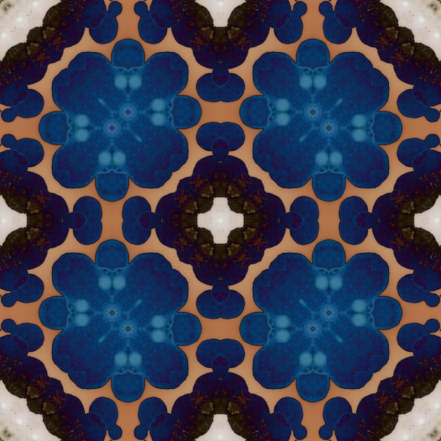 Foto patrón cuadrado sin costura patrón abstracto con elementos pequeños patrón de arte
