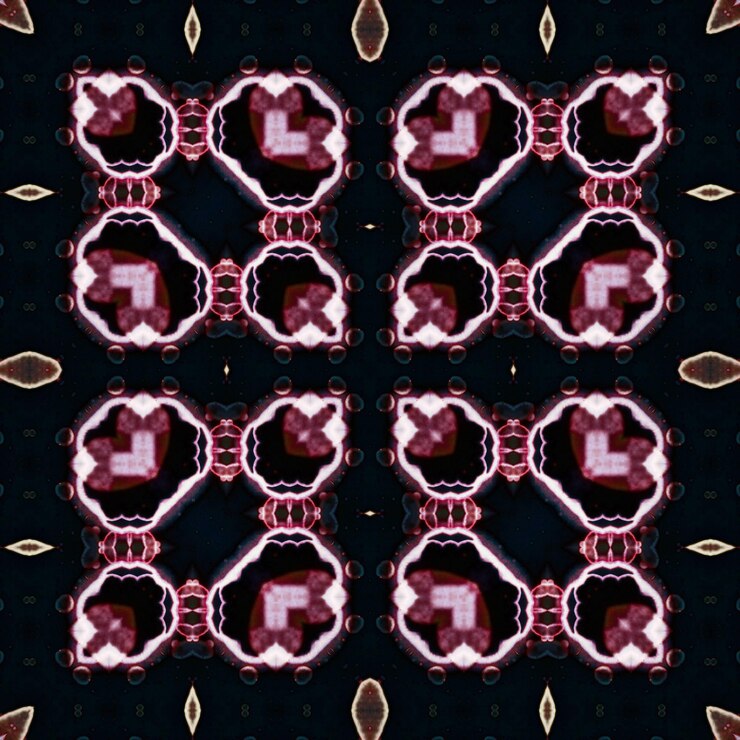 Foto patrón cuadrado sin costuras textura abstracta sin fin
