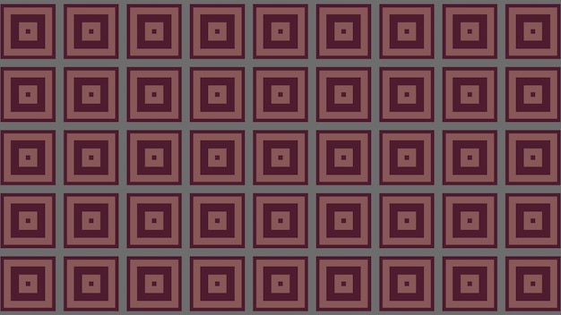 el patrón de los cuadrados en colores azul oscuro y marrón.