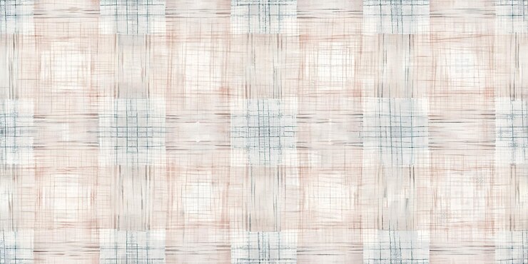Patrón de cuadrícula sin costuras en tonos apagados en tela Perfecto para textiles, moda y decoración de interiores