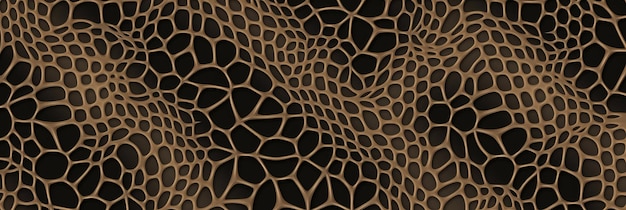 Patrón de cuadrícula orgánica con formas irregulares para pancartas de papel tapiz modernas y creativas