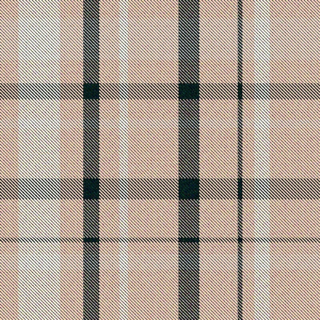 Patrón de cuadros beige y negro