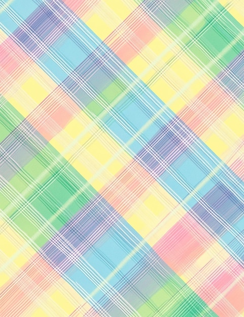 un patrón de cuadros colorido con un patrón de cuadrados