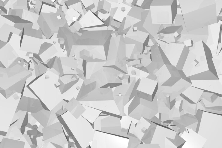 Foto patrón de cubos abstractos