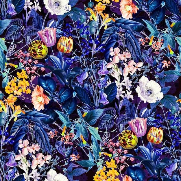 Patrón decorativo sin costuras Fondo repetitivo Impresión de papel tapiz para azulejos