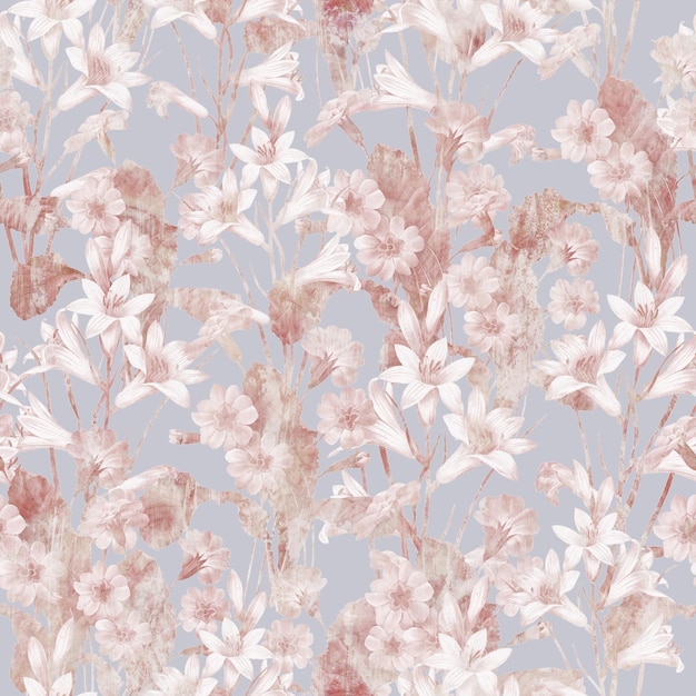 Patrón decorativo sin costuras Fondo repetitivo Impresión de papel tapiz para azulejos