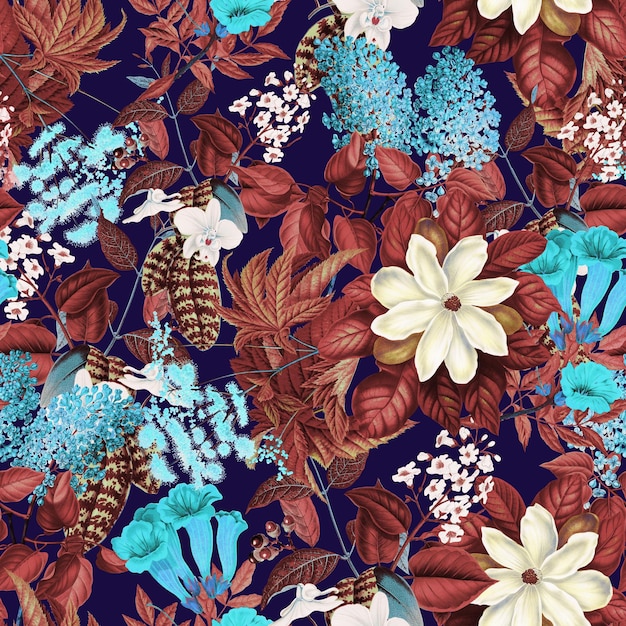 Patrón decorativo sin costuras Fondo repetitivo Impresión de papel tapiz para azulejos