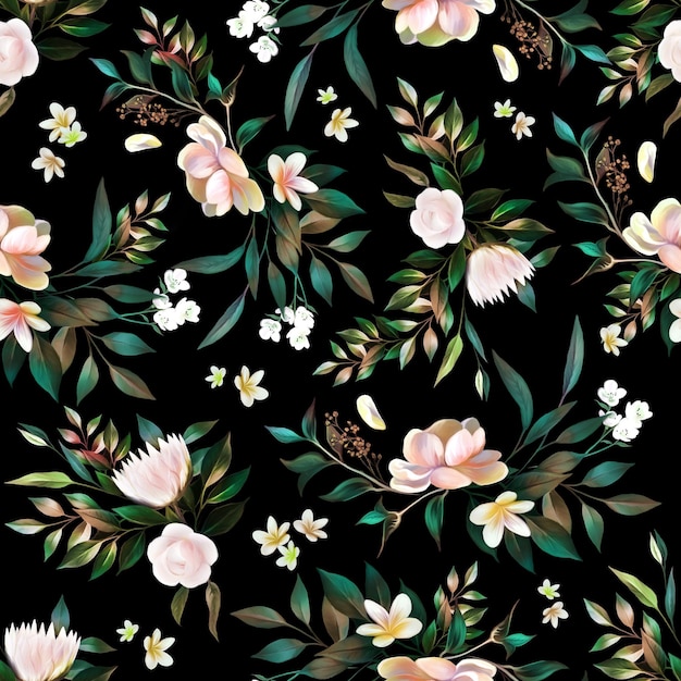 Patrón decorativo sin costuras Fondo repetitivo Impresión de papel tapiz para azulejos