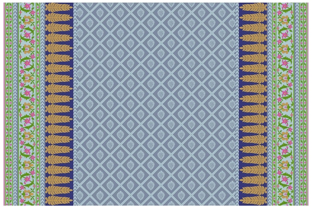 Patrón de diseño digital y textil.