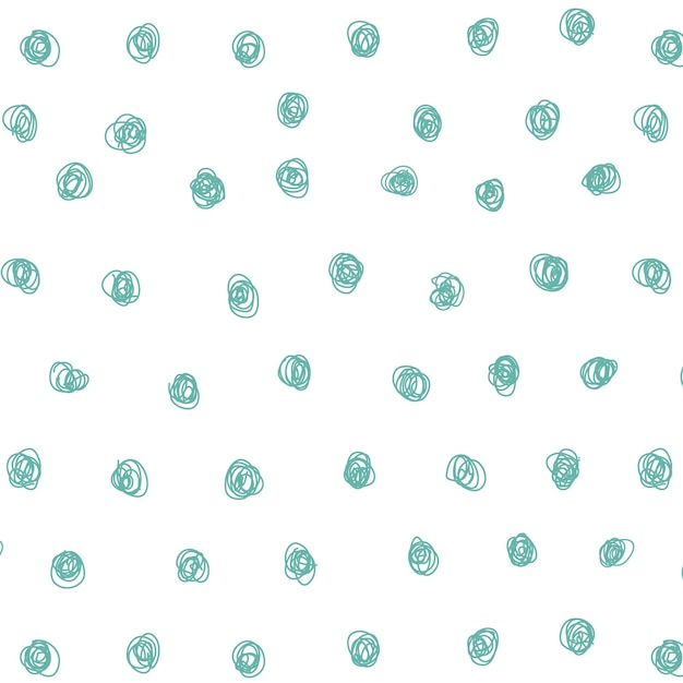 Patrón de doodle de punto polca png fondo transparente verde diseño sencillo