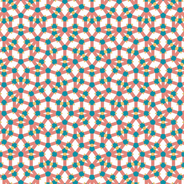 Un patrón sin fisuras con formas geométricas.