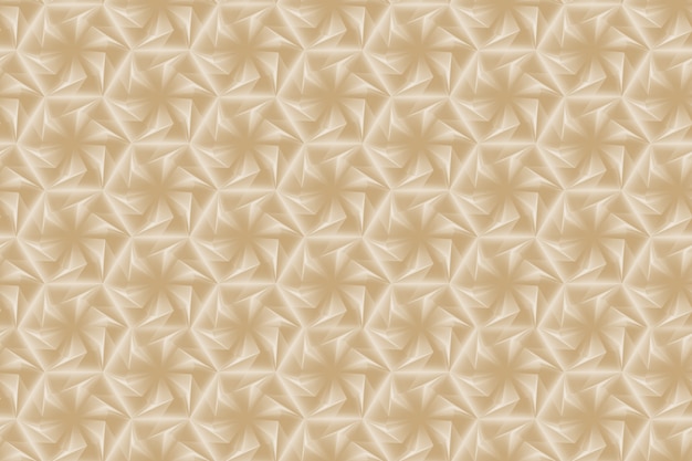 Foto patrón sin fisuras de geometría de luz tridimensional con flores de seis puntas