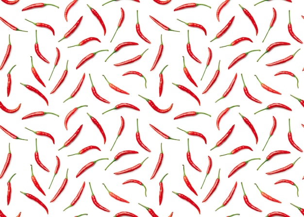 Patrón sin fisuras con guindilla. Fondo abstracto