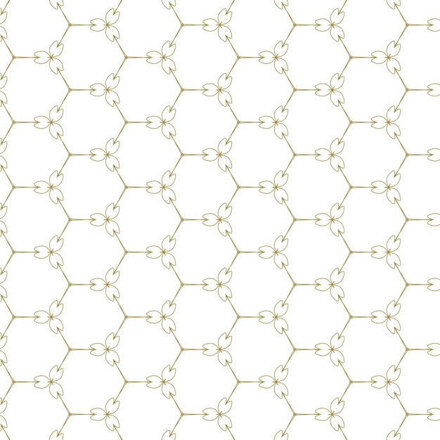 Patrón sin fisuras de los hexágonos sobre un fondo blanco.