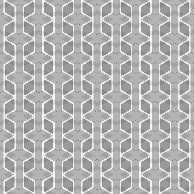 Patrón sin fisuras con la imagen de hexágonos.