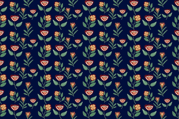Patrón floral lindo en las flores pequeñas textura vectorial sin costura