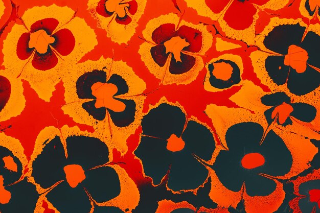 Patrón floral marmoleado abstracto para textura de fondo de diseño de textiles