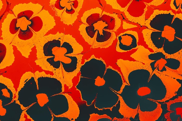 Patrón floral marmoleado abstracto para textura de fondo de diseño de textiles