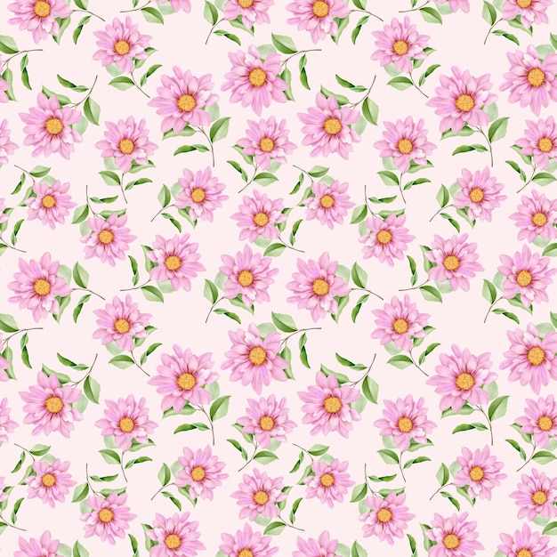 Foto patrón floral rosado sin costuras