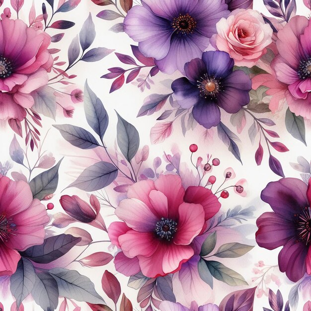 Foto patrón floral