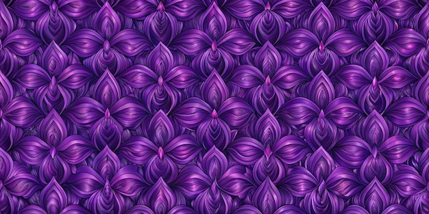 el patrón de las flores púrpuras