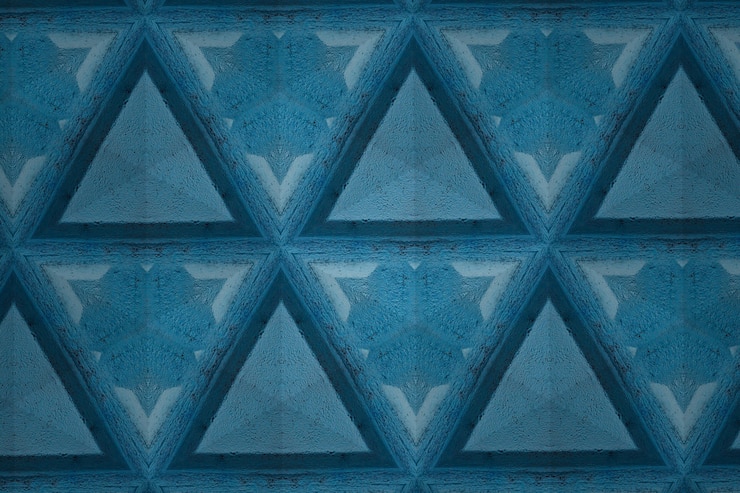 Foto patrón de fondo abstracto azul