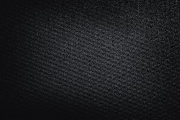 Patrón de fondo de textura de plástico o metal negro para el diseño