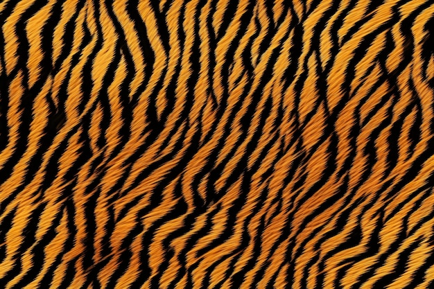 Foto patrón y fondo de textura realista de la piel de tigre