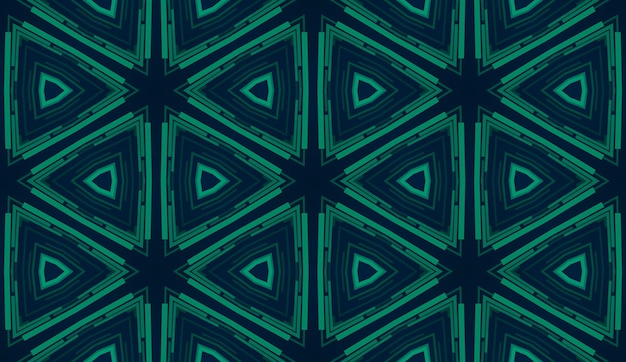 Patrón de fondo transparente de movimiento geométrico de neón azul y verde