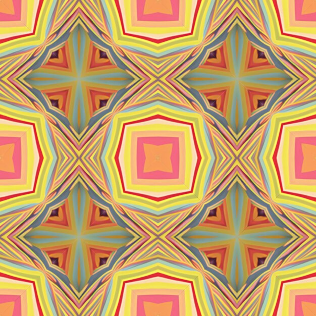 Patrón de fondo transparente Textura de diseño de tela de caleidoscopio abstracto