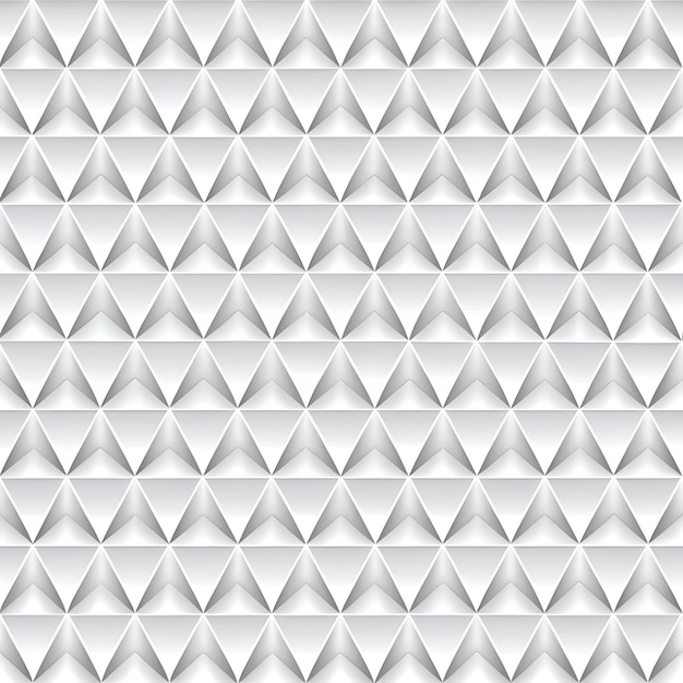 patrón de fondo de triángulo blanco sin costuras Fondo Ai Generado