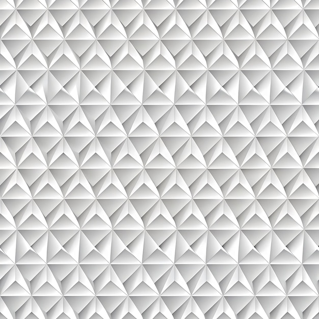 patrón de fondo de triángulo blanco sin costuras Fondo Ai Generado