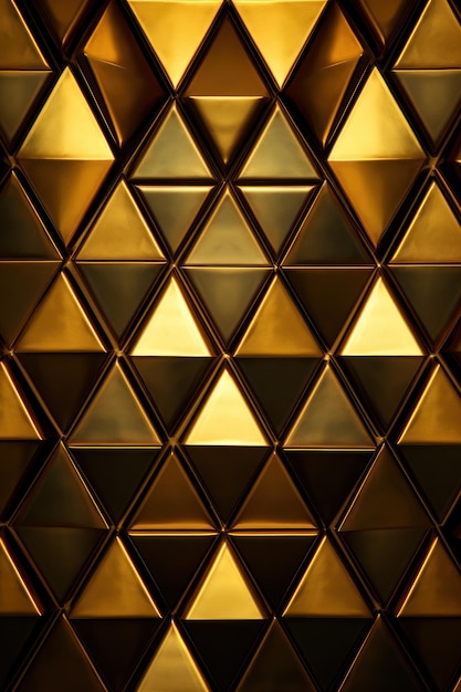 El patrón de fondo del triángulo dorado simétrico ar 23 v 52 ID de trabajo 71fef1e1d9cb4d1b8e796d147e6ba260