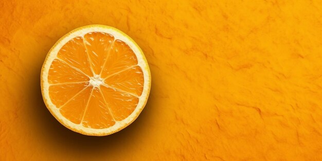 Foto patrón de frutas en rodajas de naranja copia espacio de fondo ia generativa