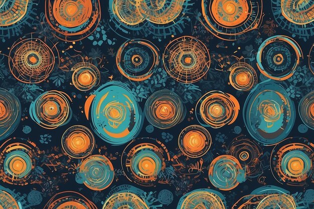Patrón geométrico abstracto sin costuras ilustración vectorial