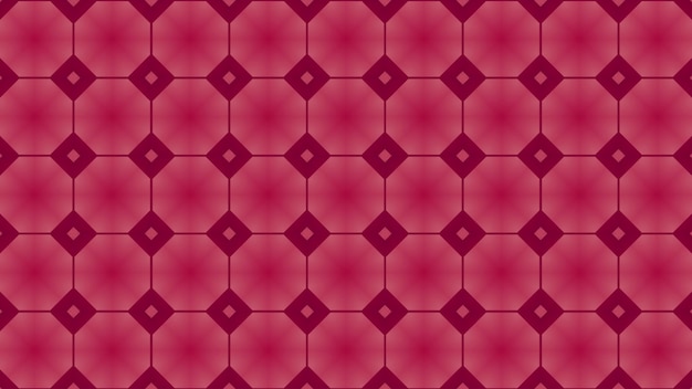 patrón geométrico abstracto de cuadrados sobre un fondo rojo.