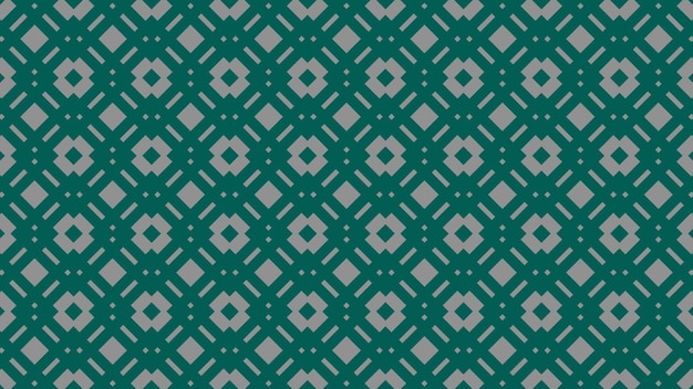 patrón geométrico abstracto con formas geométricas sobre un fondo verde oscuro.